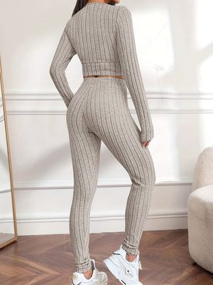 Comfy Family Ribbed Two-Piece Set