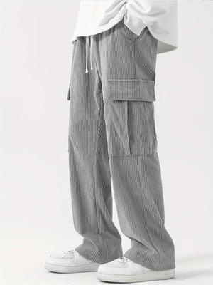 Comfy Family Rover - Corduroy Cargo Pants Grey / S