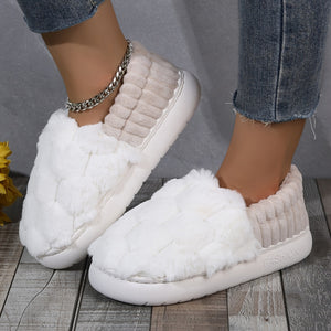 Comfy Family Salta 2.0 - Closed Plush Slippers White / UK 3.5-4