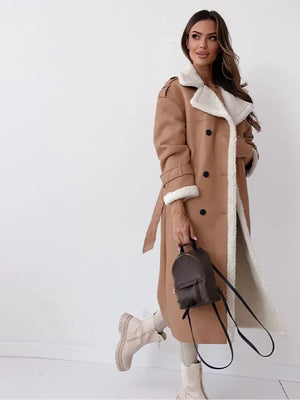 Comfy Family Savina - Fleece-Lined Trench Coat