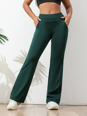 Comfy Family Sculpt & Stretch Flare Leggings Dark Green / UK 8