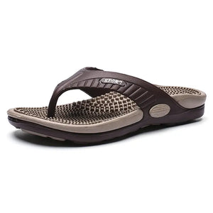 Comfy Family Seba™ - Revitalizing Men's Comfort Slippers Brown / 39