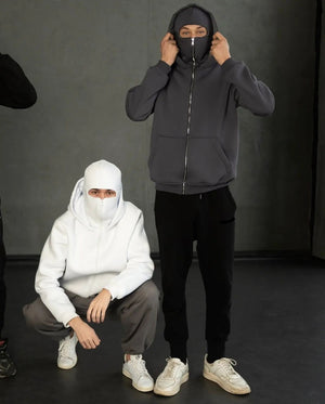 Comfy Family Shadowform - Solid Balaclava Hoodie