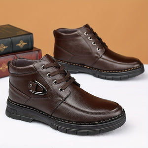 Comfy Family Sutton - Fleece-Lined Leather Boots