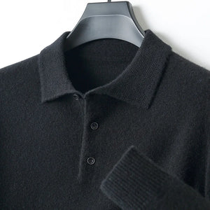 Comfy Family Swindon - Merino Wool Polo black / XXL