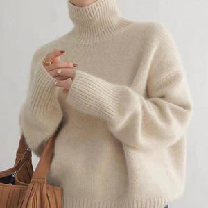 Comfy Family Tanya™ - Women's Wool Turtleneck Knitted Sweater