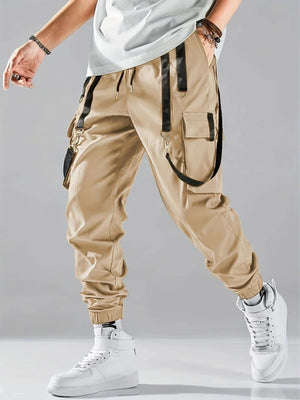 Comfy Family Techwear Cargo Pants Khaki / S