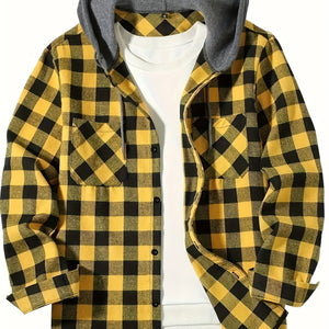 Comfy Family Thayer - Checkered Plaid Jacket Golden / S