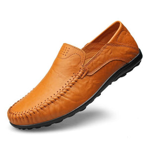 Comfy Family Tonio™ - Men's Classic Loafers Yellow / 37