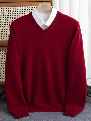 Comfy Family Weymouth - Merino V-Neck Sweater