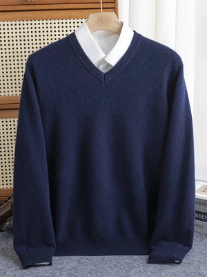 Comfy Family Weymouth - Merino V-Neck Sweater