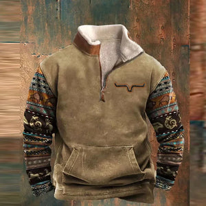 Comfy Family WildHerd™ - Polar Fleece Pullover Khaki / S