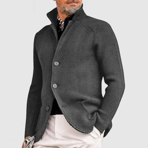 Comfy Family Windsor - Elegant Men's Cardigan Gray / S